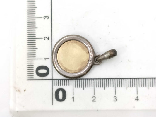 HERMES Hermes K18 AU750 AG925 6.63g Serie Pendant Top Pendant Top