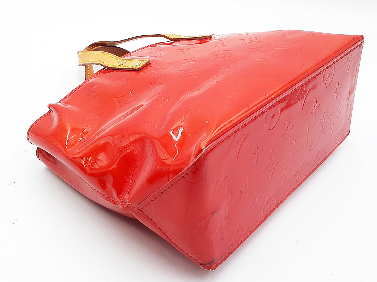 LOUIS VUITTON Verni Reed PM Red Handbag