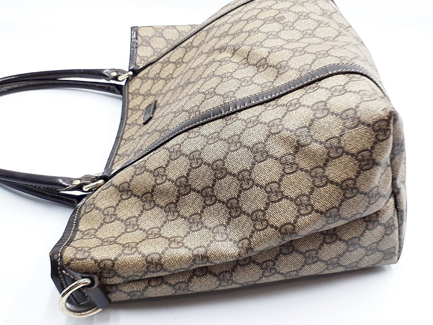 GUCCI GG Supreme Leather Tote 197953 Tote Bag