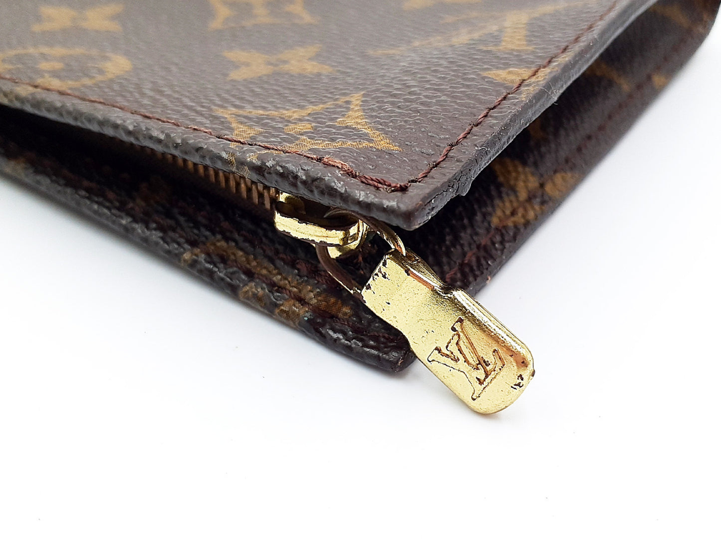 LOUIS VUITTON 4-Piece Set Monogram Bucket Pouch Pouch