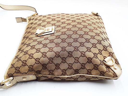 GUCCI 3-Piece Set GG Canvas Leather Tote Leather Shoulder Shoulder Bag