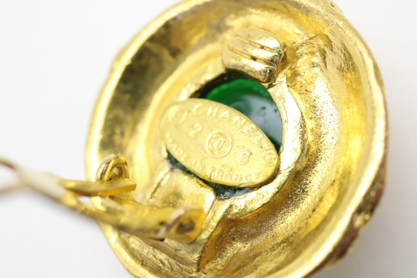 CHANEL Color Stone Coco Mark 2 9 Earrings