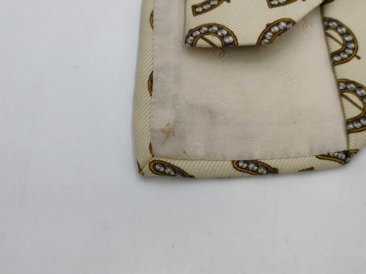 CHANEL CHANEL Tie Yellow Beige Other Accessories