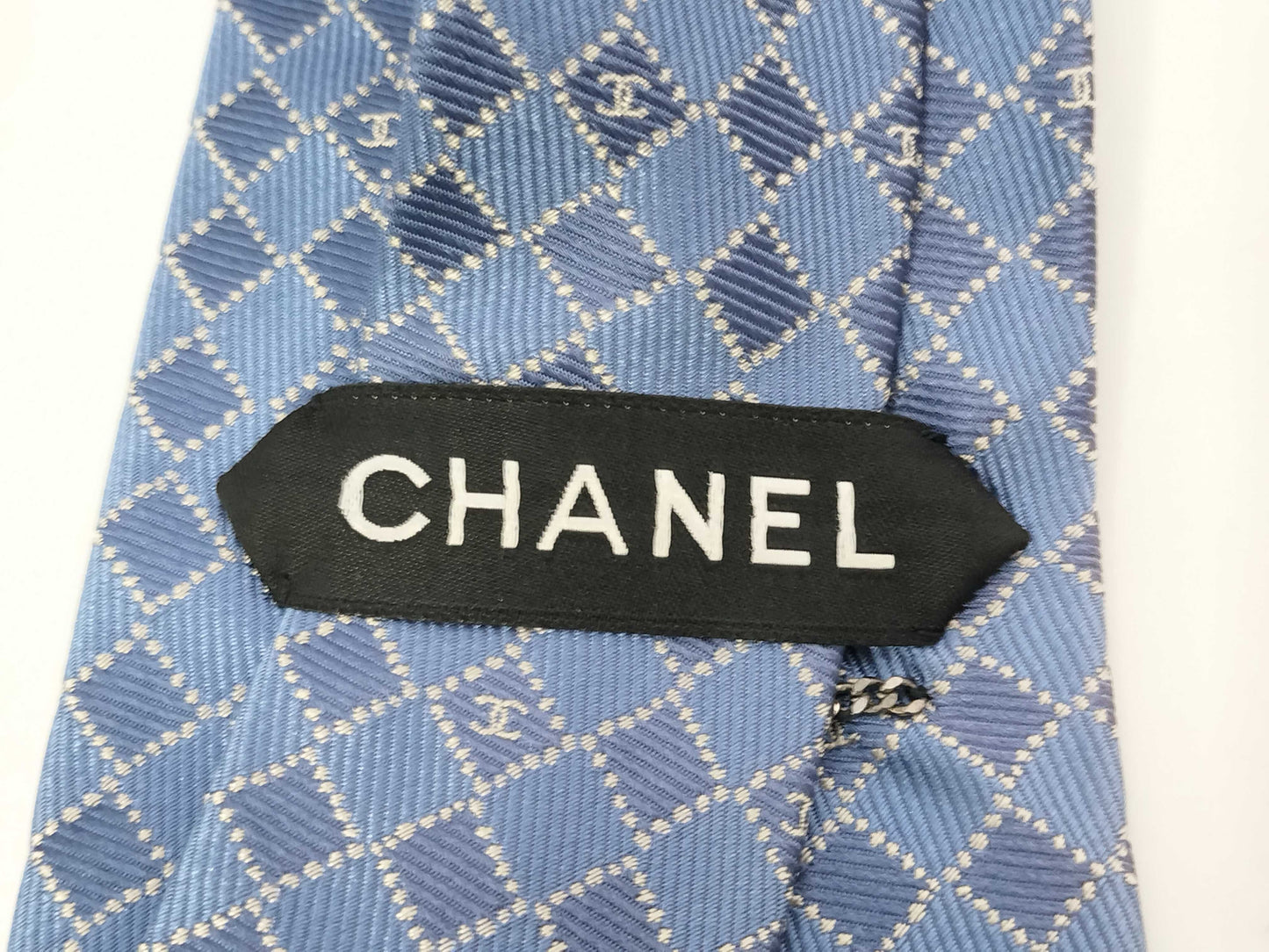 CHANEL CHANEL Tie Blue Other Accessories
