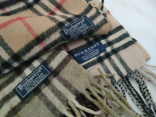BURBERRY BURBERRY Novacheck Cashmere Muffler 3-Piece Set Other Accessories