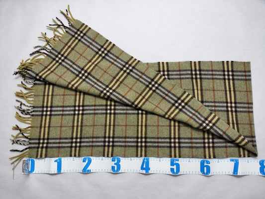 BURBERRY BURBERRY Novacheck 100% Cashmere Muffler Set of 4 Mufflers