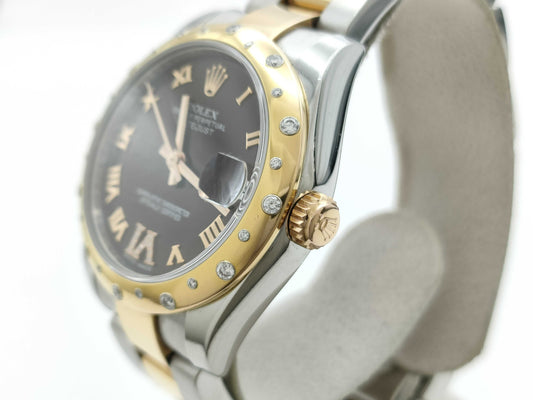 ROLEX 178341 5ZH50456 Chocolate Dial Oyster Women's Watch