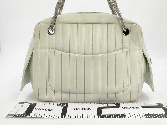 CHANEL Lambskin Chain Bag Tote Bag