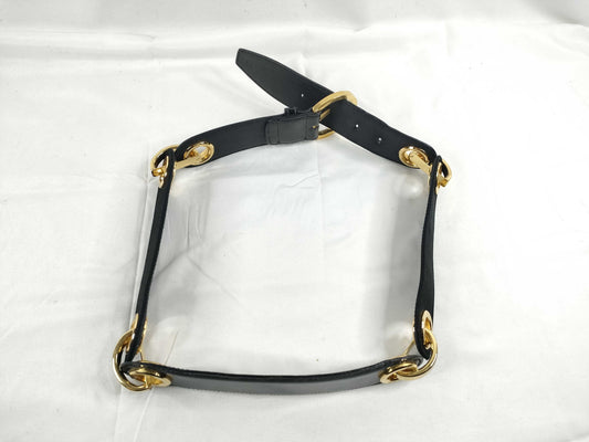 Salvatore Ferragamo Belt Chain Leather Belt