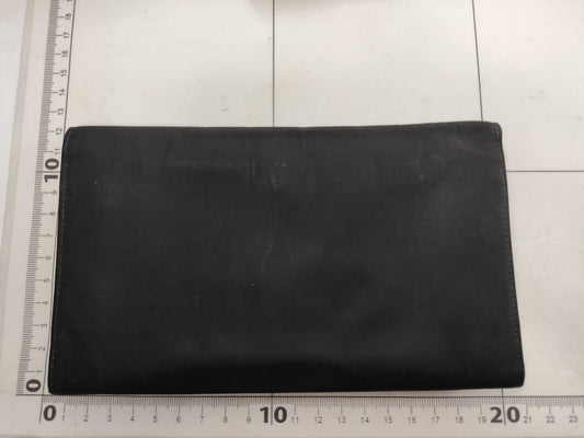 PRADA Nylon Tesuto NERO Long Wallet Wallet
