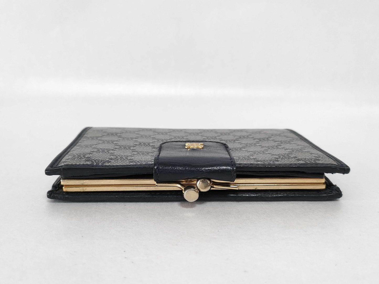 CELINE Macadam Triomphe Mouth Folding Wallet Wallet