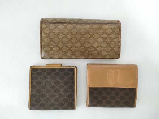 CELINE Celine Macadam Wallet 3 Piece Wallet