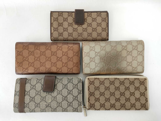 GUCCI Gucci Shima Gucci GG Sima Supreme Wallet 5 Piece Wallet