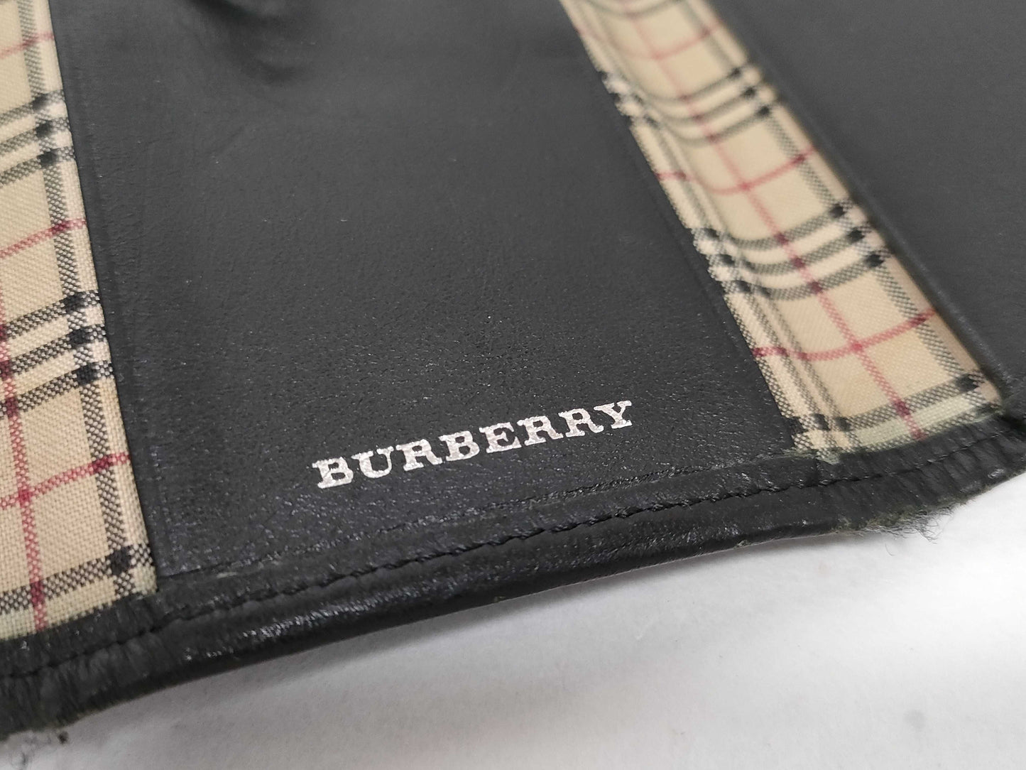 BURBERRY Check Wallet 5 Piece Wallet