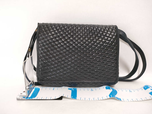 BALLY Quilted Leather Shoulder Bag Shoulder Bag