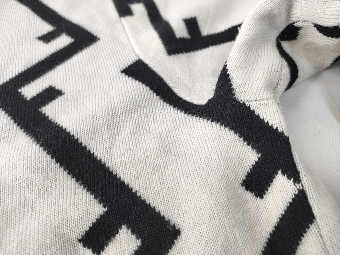 FENDI Men's Men's FENDI Current Tag Zucca FF Pattern Knit Top