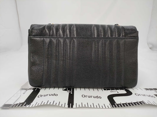 CHANEL Caviar Skin Mademoiselle Shoulder Bag
