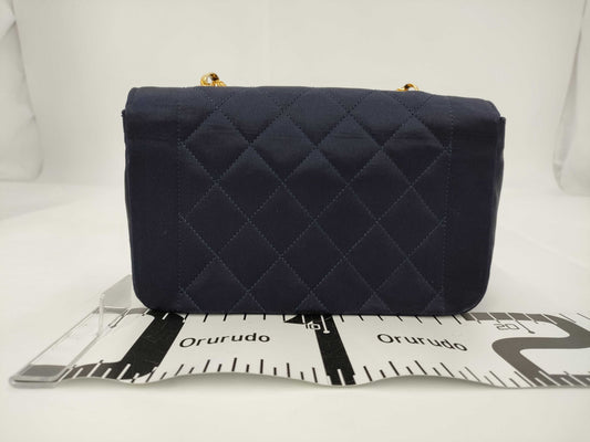 CHANEL Satin Bijou Diana Shoulder Bag