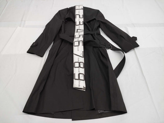COACH Trench Coat CAC00 Black #S Coat