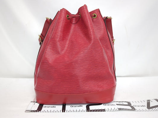 LOUIS VUITTON Epi Noe Red Shoulder Bag