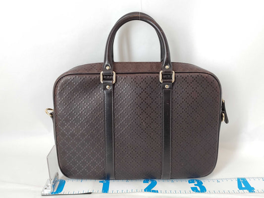 GUCCI GG Imprime GUCCI GG Imprime Briefcase Brown Handbag