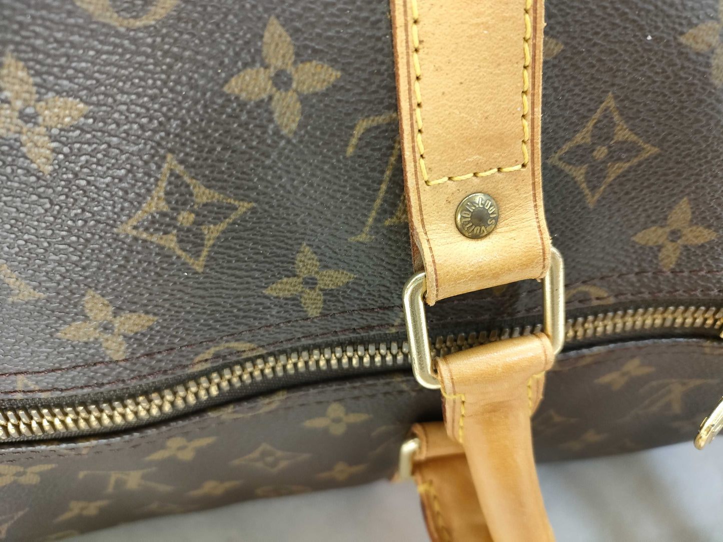 LOUIS VUITTON Monogram Louis Vuitton Monogram Key Port Vantriere 55 Boston Boston Bag