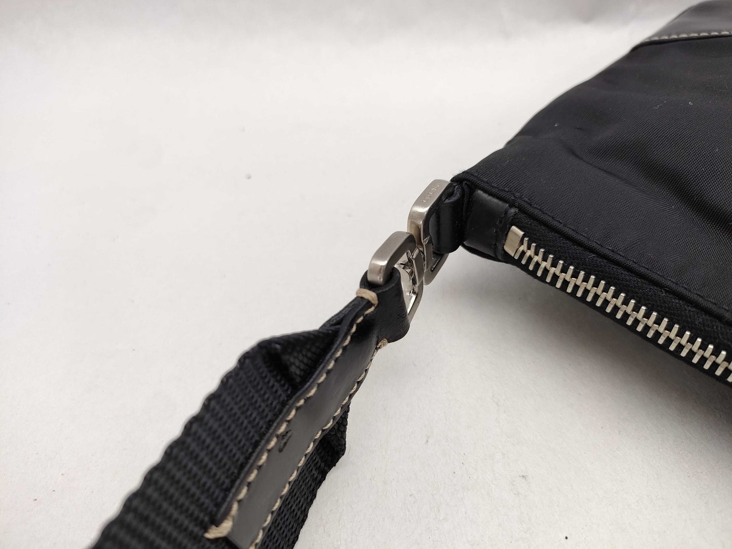 PRADA Nylon Prada Nylon One Shoulder Bag Logo Plate Shoulder Bag