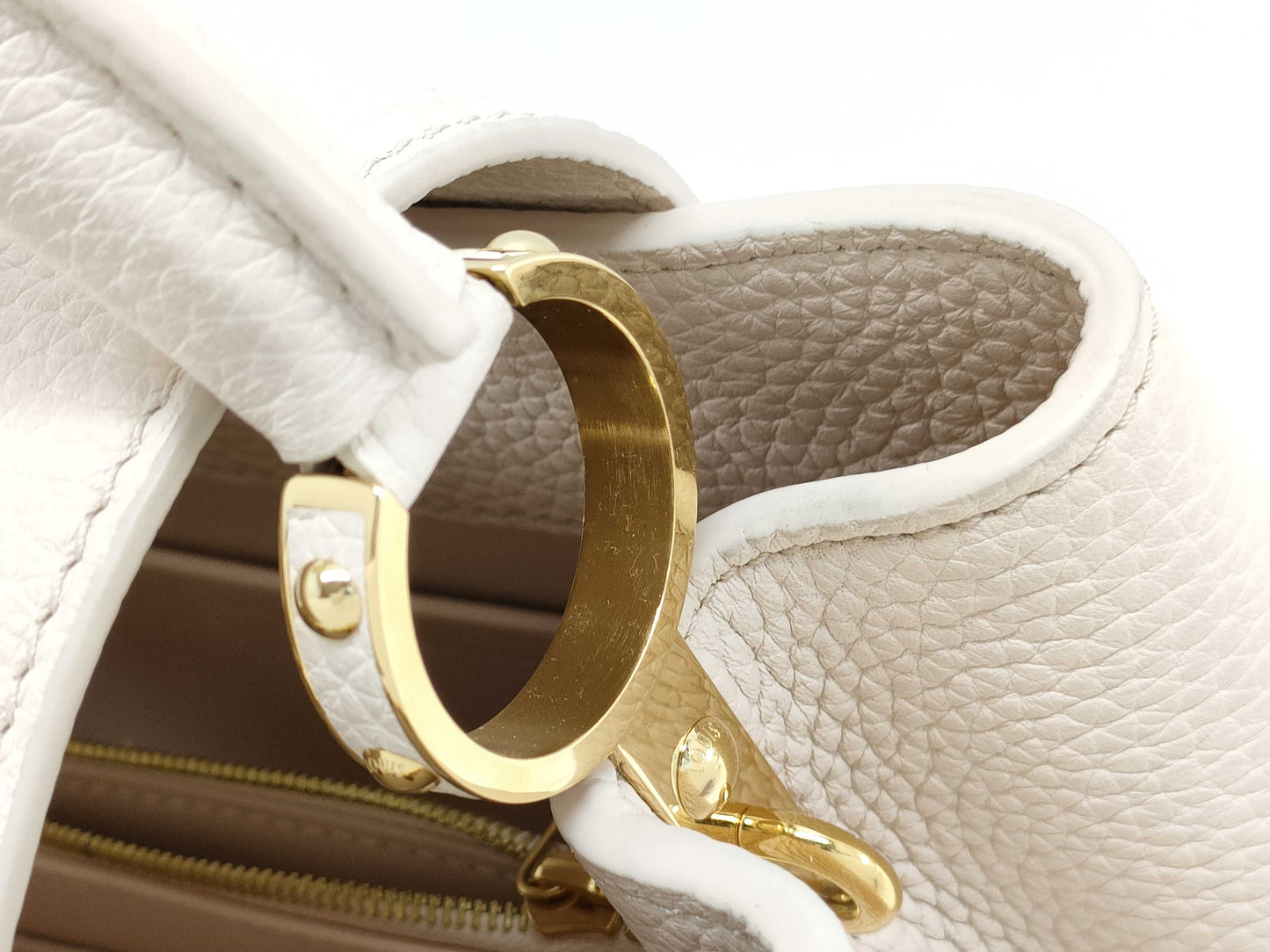 LOUIS VUITTON LV Capucine BB M25405 IC Tag Handbag