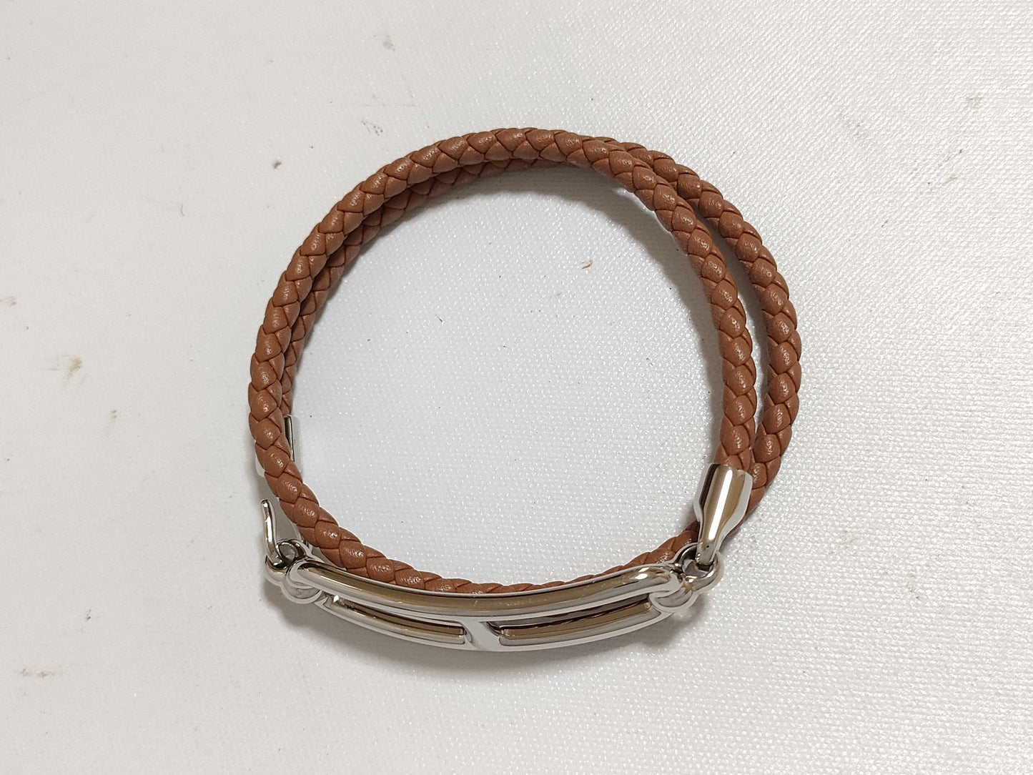 HERMES Double Tour Metal Bracelet Bracelet/Bangle
