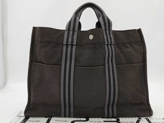 HERMES Canvas Fool-to-MM Tote Tote Tote Bag
