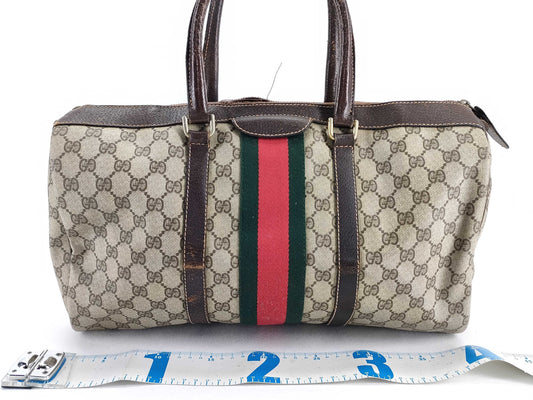 GUCCI GG Supreme GUCCI Boston Bag Sherry Line Boston Bag