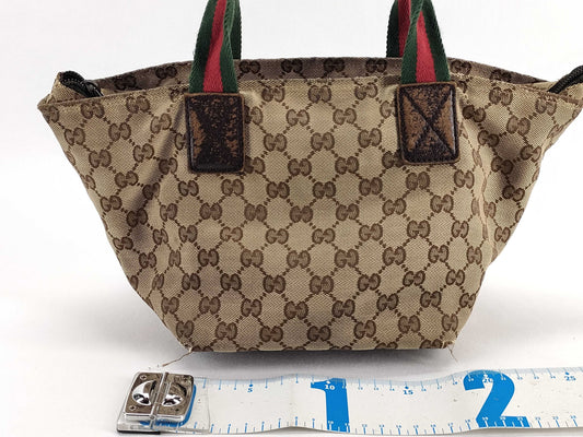 GUCCI GG Canvas GUCCI Handbag gg Sherry Line Tote Bag