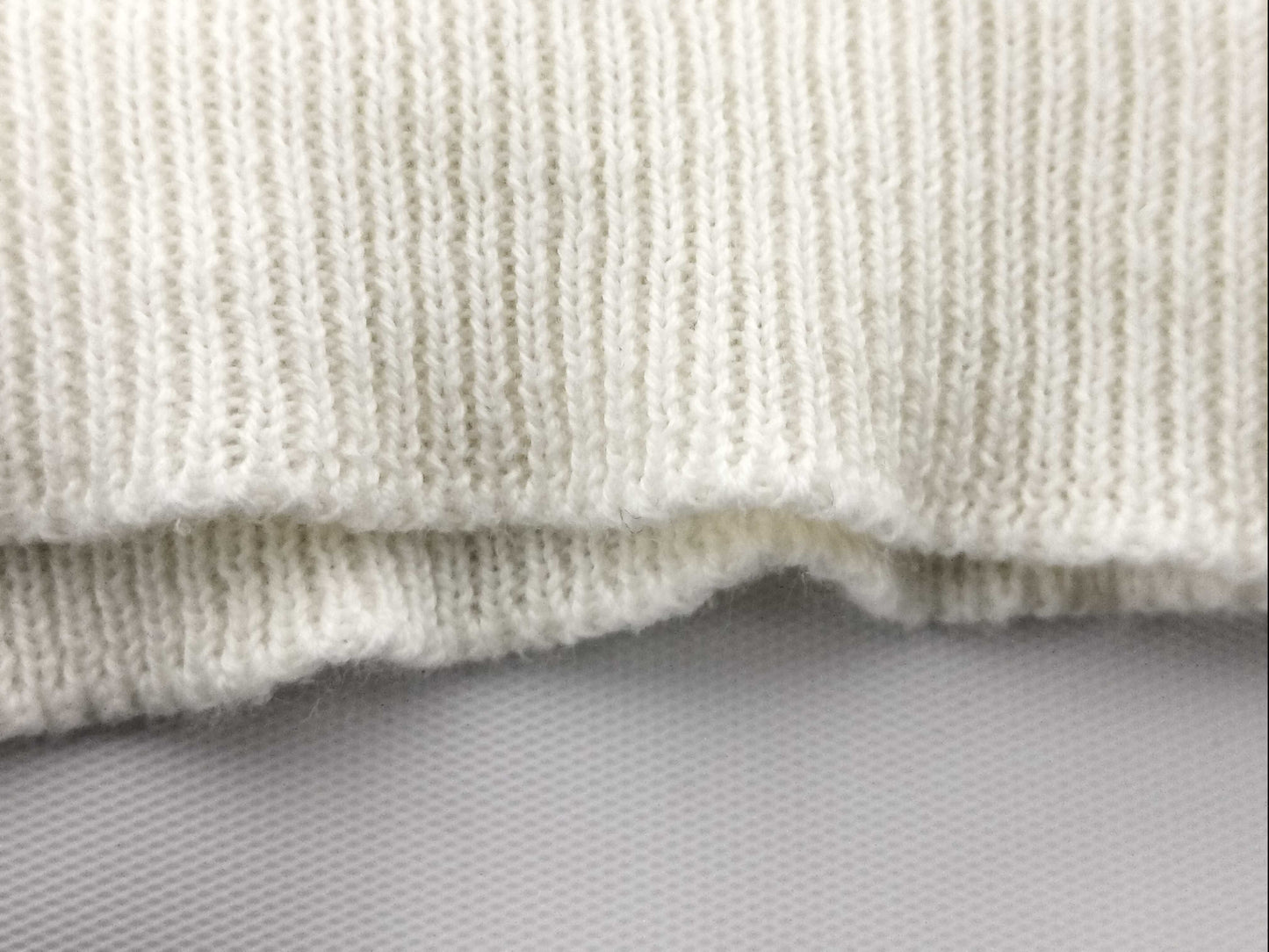 CHANEL CHANEL Cocomark Knitted T-Shirt White Top