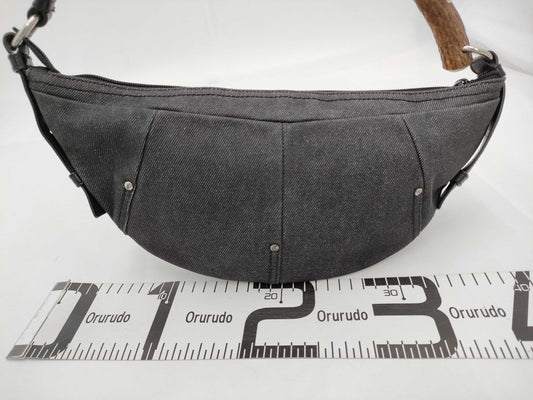 Yves Saint Laurent Mombasa Denim Black SS Shoulder Bag