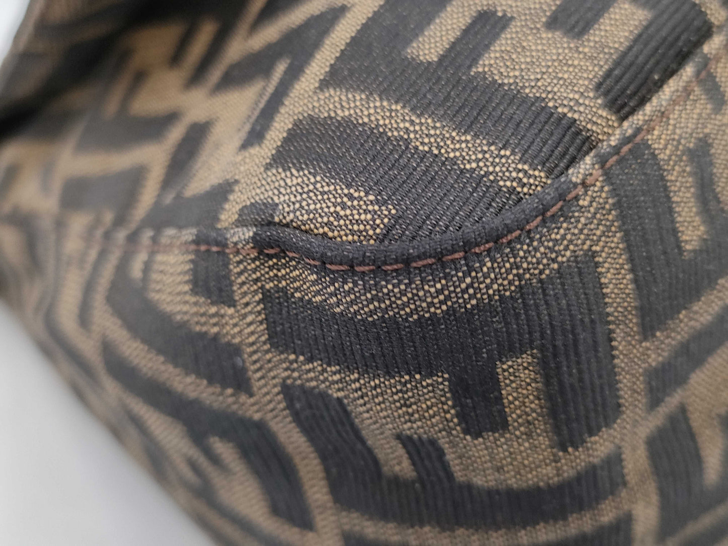 FENDI Mamma Bucket Zucca Brown SS Shoulder Bag