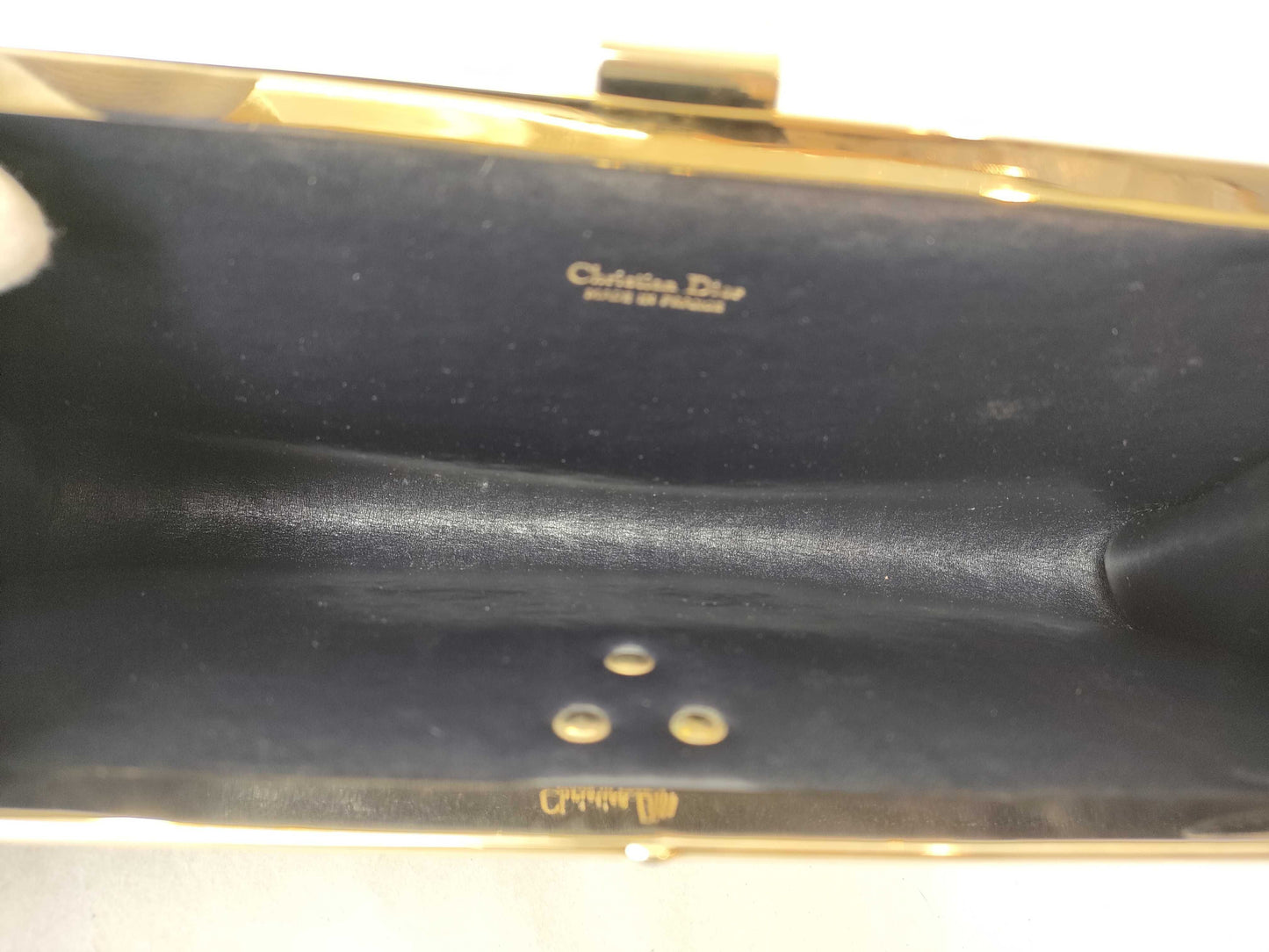 Dior Trotter DIOR Trotter Clutch Bag Navy/Beige W28cm Clutch Bag