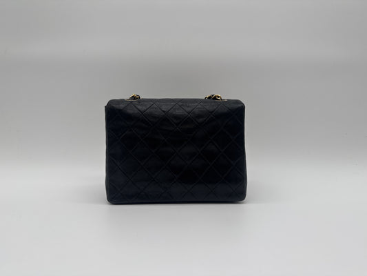 CHANEL CHANEL Shoulder Bag Matlasse Turnlock Cocomark Gold Fittings Black Shoulder Bag