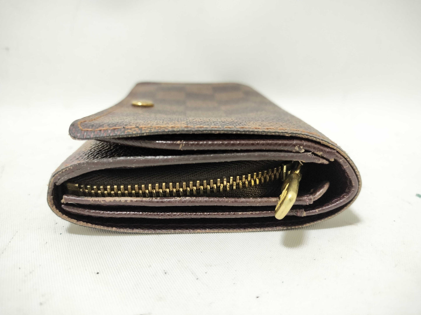 LOUIS VUITTON Damier Louis Vuitton Damier Porto Mone Vivie Dressor Wallet