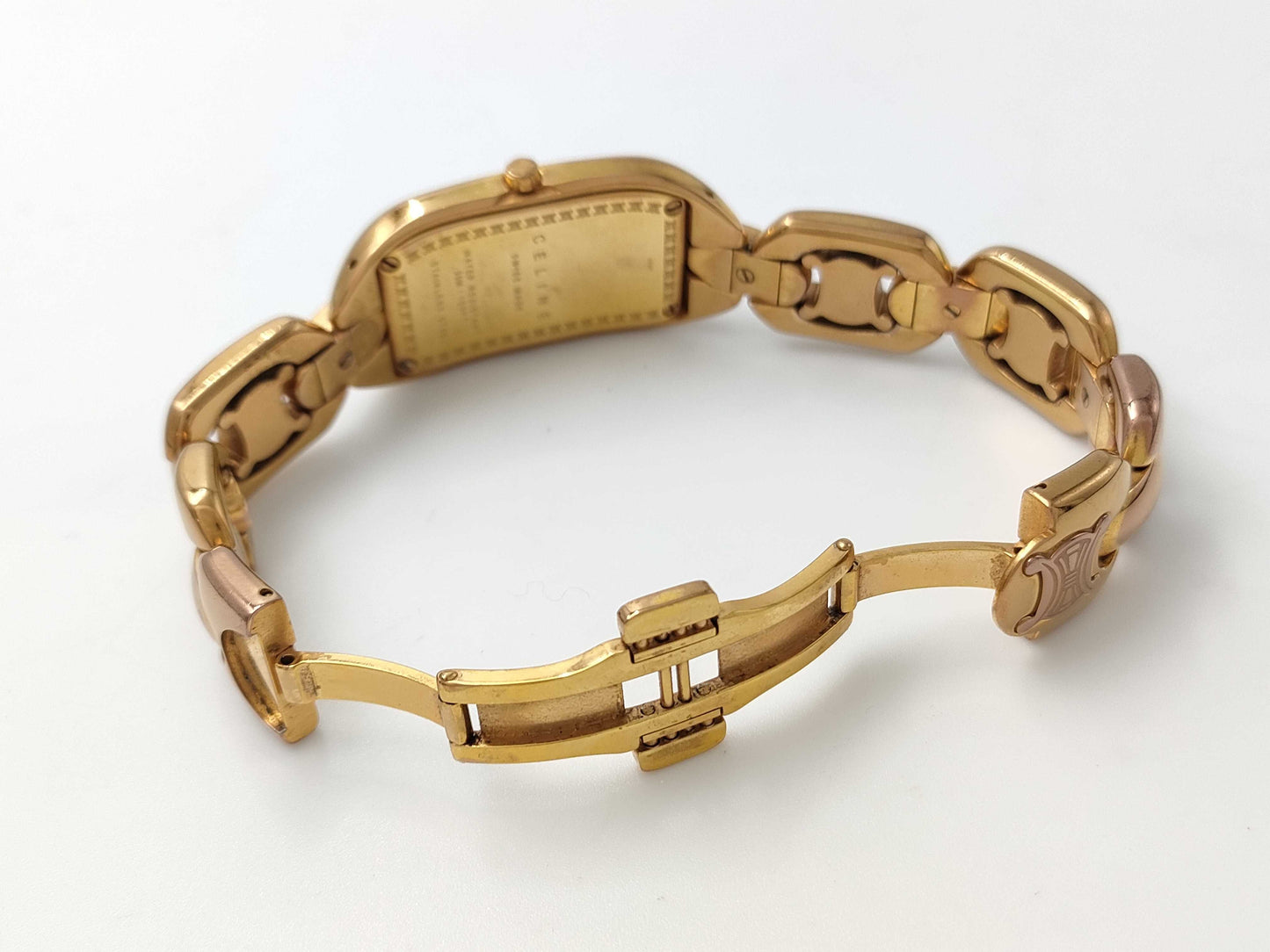 CELINE Triomphe 300/100FT Quartz Pink Dial Women's Watch