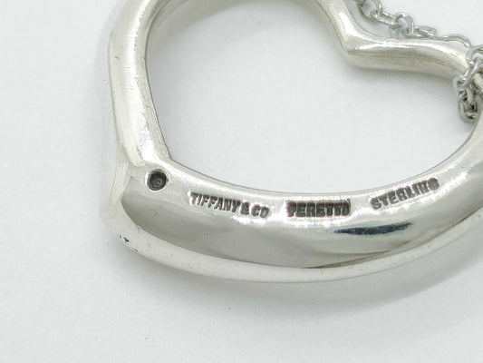 Tiffany & Co. Open Heart Necklace, 4.4g