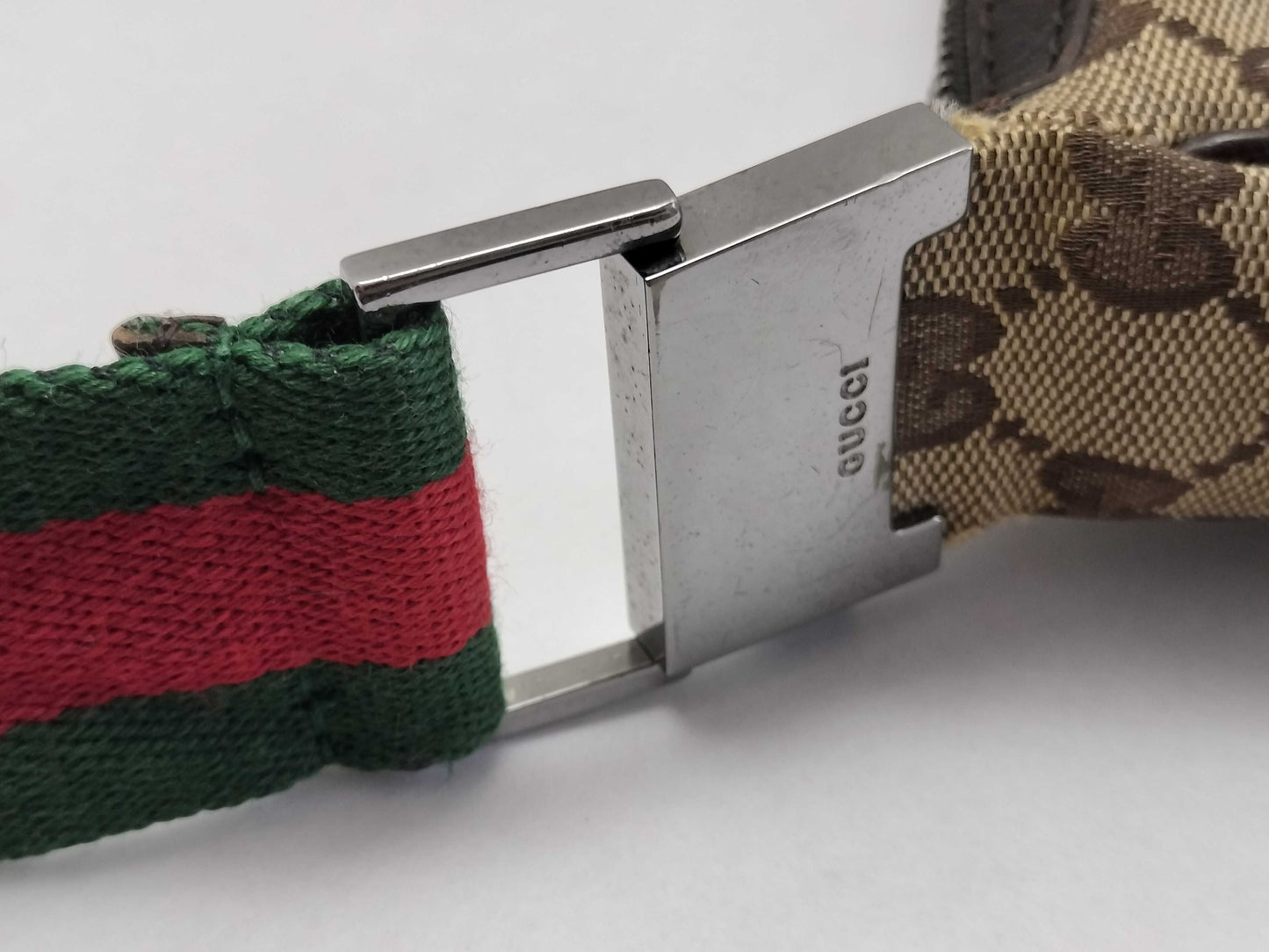 GUCCI GG Canvas GUCCI Sherry Line Half Moon Shoulder Bag Shoulder Bag