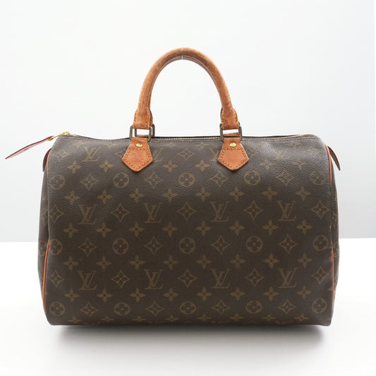 LOUIS VUITTON LOUIS VUITTON LV Monogram Vuitton Speedy 35 M41524 Boston Bag Boston Bag