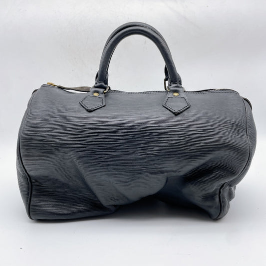 LOUIS VUITTON Epi Speedy 30 Noir Handbag