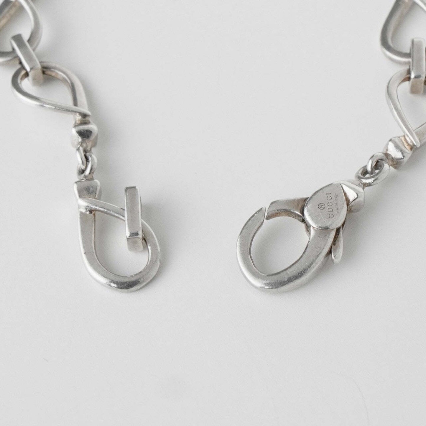 GUCCI Gucci Silver 925 Chain Bracelet Bangle