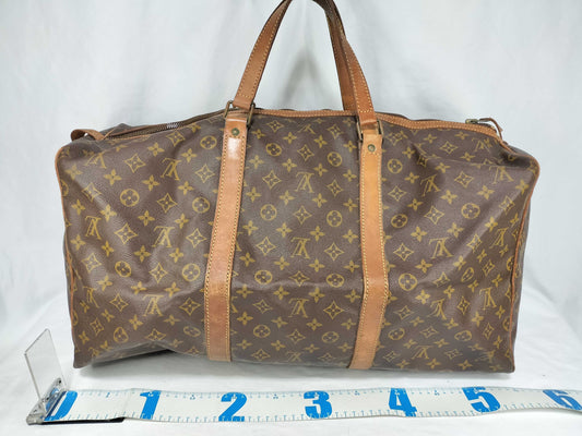 LOUIS VUITTON Monogram Louis Vuitton M41622 Saxophone 55 Monogram Boston Bag Boston Bag