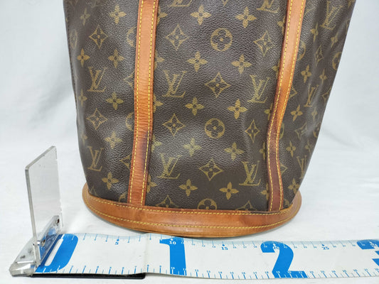 LOUIS VUITTON Monogram Louis Vuitton M42236 Bucket GM Handbag Tote Bag Monogram Tote Bag