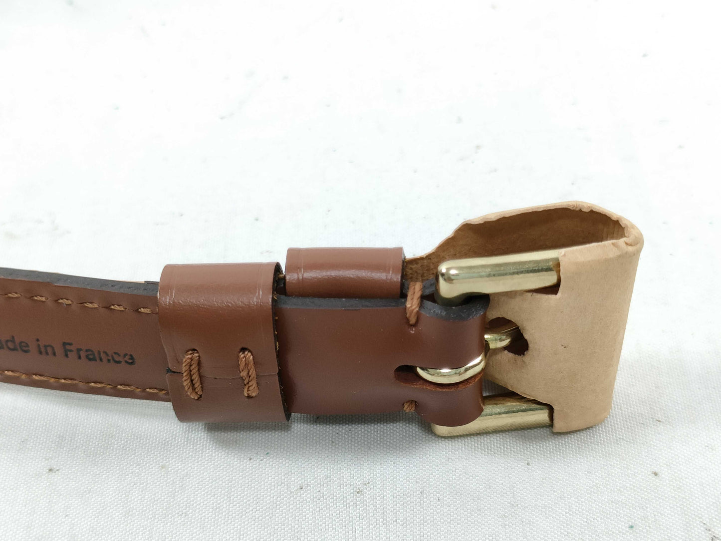 LOUIS VUITTON Louis Vuitton Shoulder Strap Brown Leather Strap