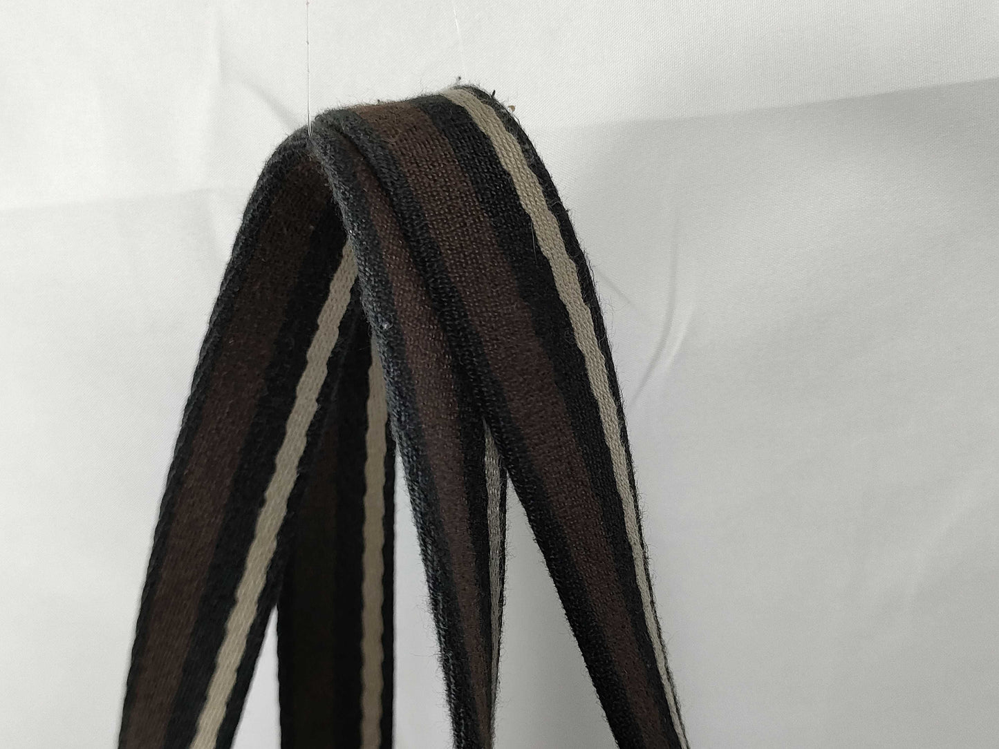 HERMES Troca Horizontal MM Tote Bag Canvas Brown Tote Bag