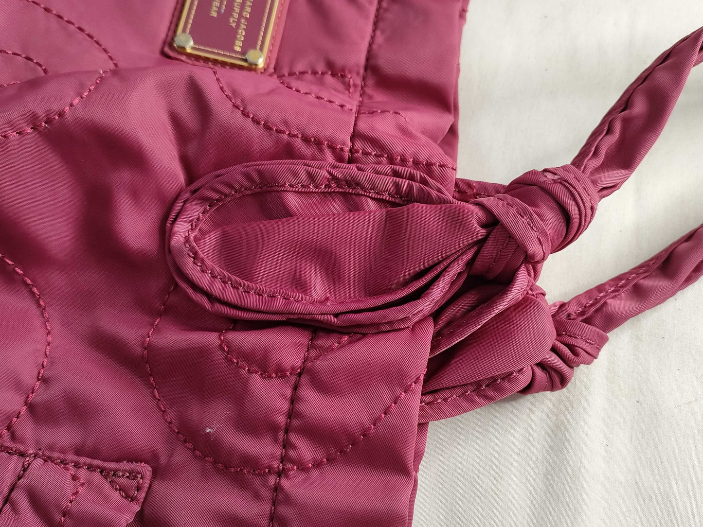 MARC JACOBS Nylon Tote Bag Pink Tote Bag