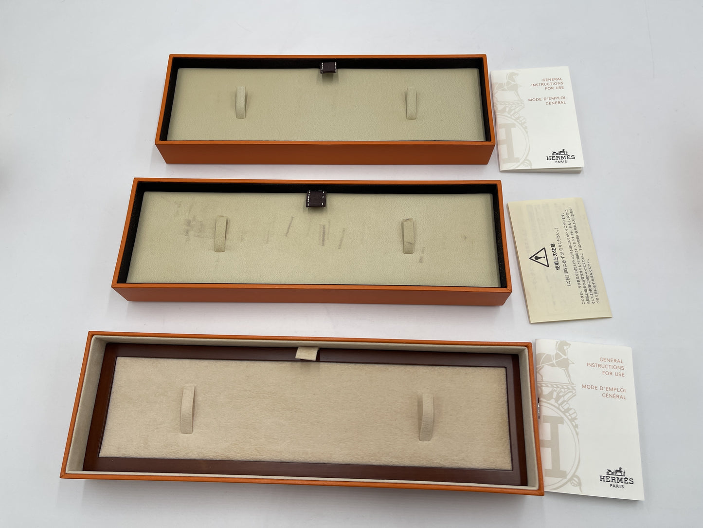 HERMES Empty Box 4-Piece Set Women's Watch